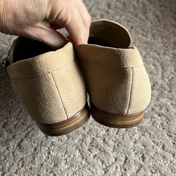 Karl Lagerfeld Avah Studs loafer slip on flats taupe size 6.5 shoe - Picture 5 of 8